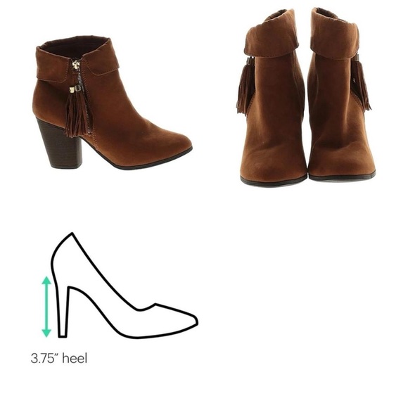 NWOT LC brown ankle boots - Picture 8 of 8